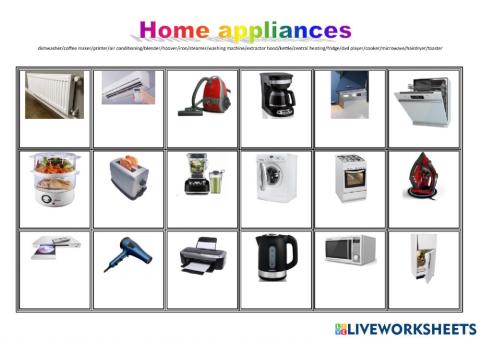 Home appliances