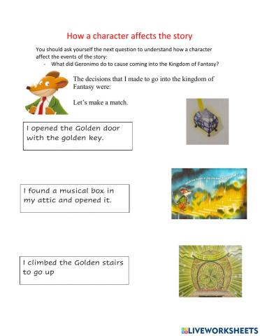 How a Character Affects the Story