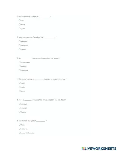 Because of Mr. Terupt Test