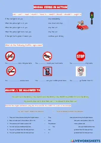 Modal verbs in action