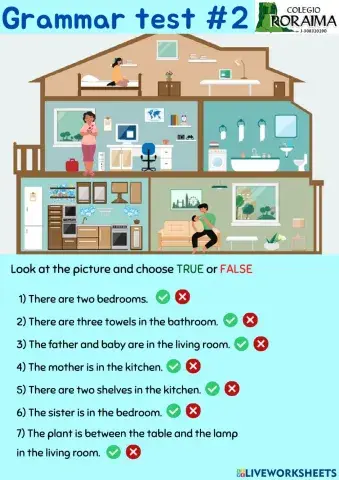 1st Grade Grammar Test