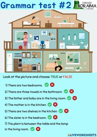 1st Grade Grammar Test