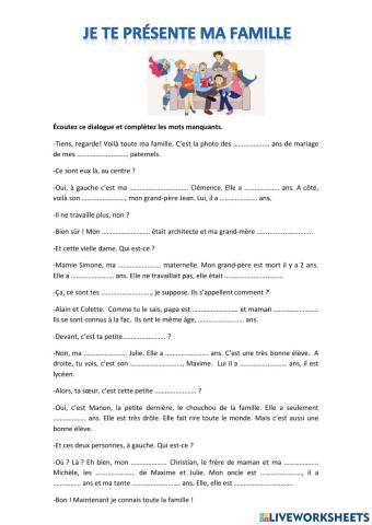 Écoute - La famille