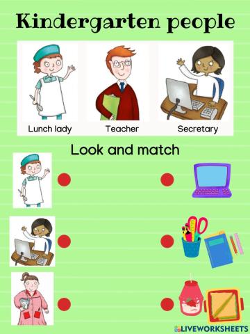 People at kindergarten