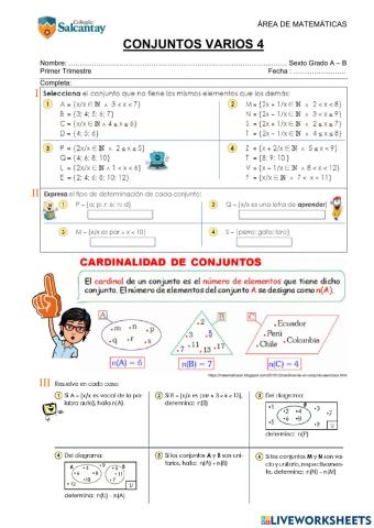 Conjuntos Varios 4