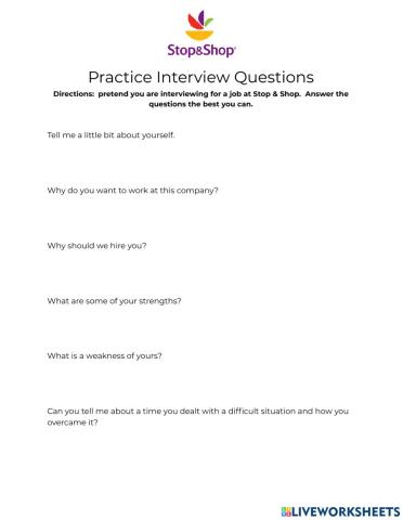 Practice Interview