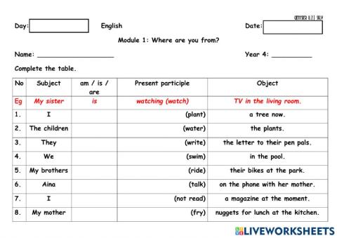 Get Smart Plus Year 4- Module 1: Where are you from?
