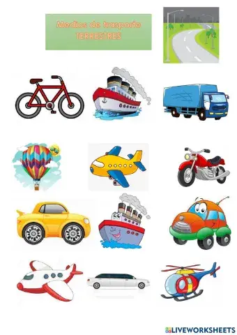 Medios de transporte terrestre