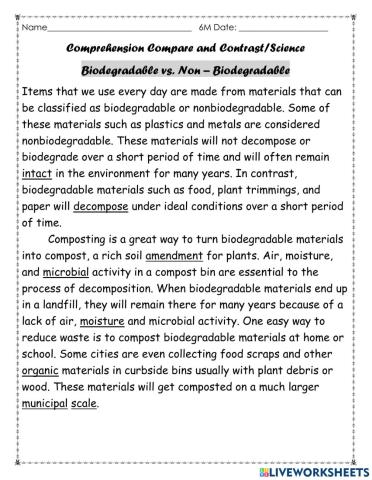Reading compare-contrast