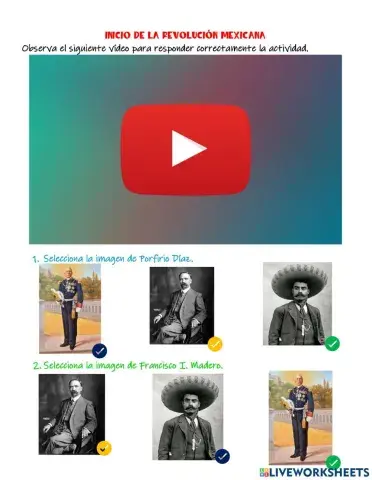 El inicio de la Revolución Mexicana