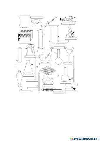 Materiales de laboratorio