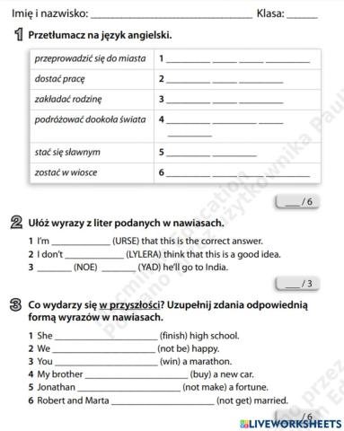 Evolution plus 3 Unit 7 lesson 1