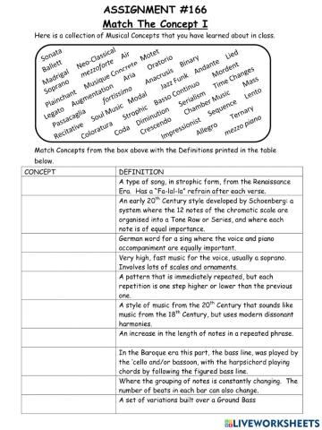 S6Advanced Higher Music concept detective work 2