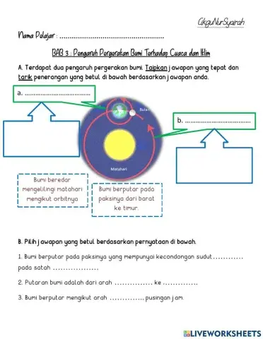 BAB 3 : Pengaruh Pergerakan Bumi Terhadap Cuaca dan Iklim