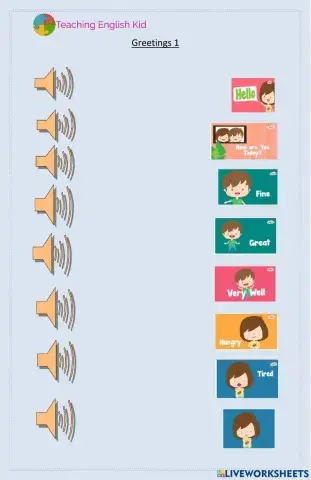 Greeting vocabulary 1