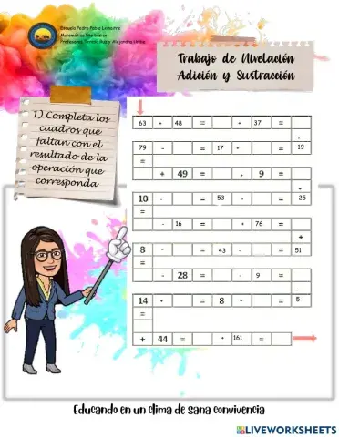 Adición y sustracción