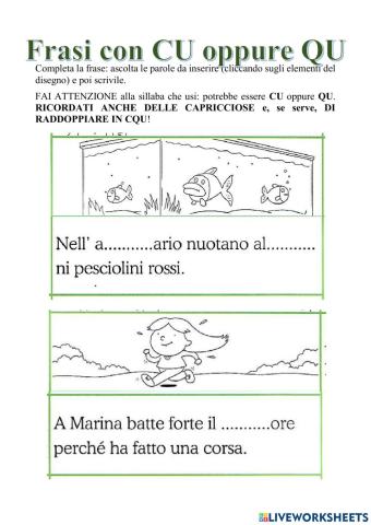 Frasi co cu qu cqu