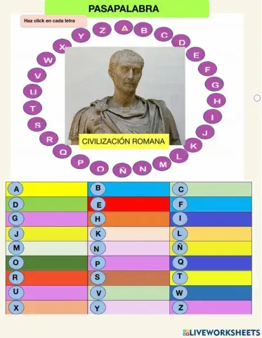 Pasapalabra: Civilización romana