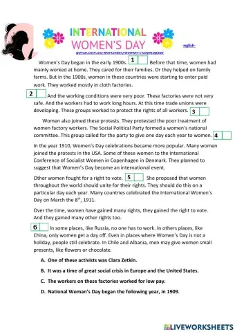 International Women's Day