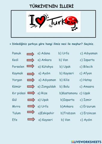 Türkiye'nin İlleri