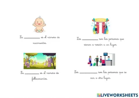 Ficha - la población