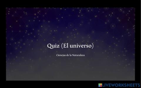 El universo