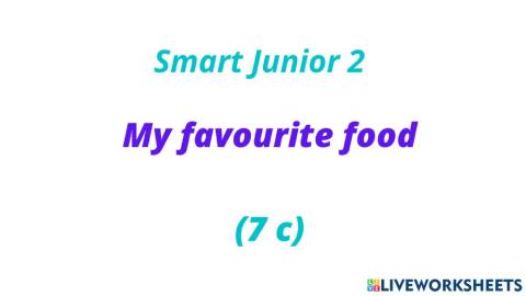 Smart junior 2 ( 7 c )