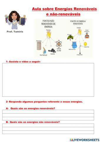 Energias renováveis e não-renováveis