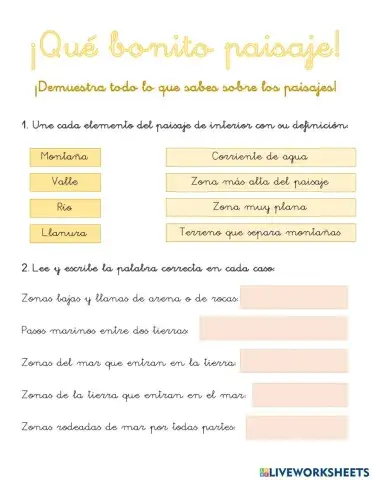 ¡Qué bonito paisaje!