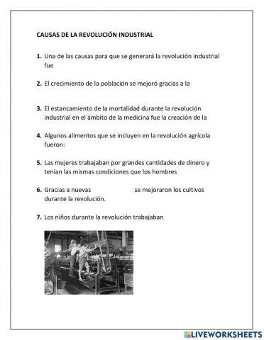 Causas rev. industrial
