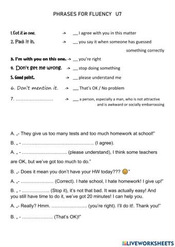 Use of English - phrases