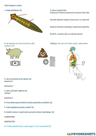 Ploštěnci a hlísti