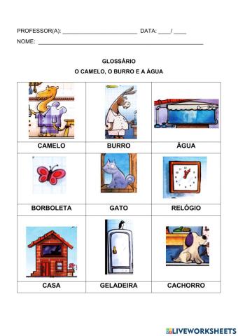 Glossário de Palavras