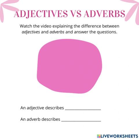 Adjectives vs Adverbs