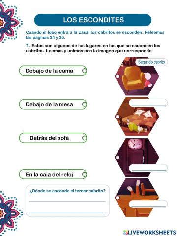 Los escondites