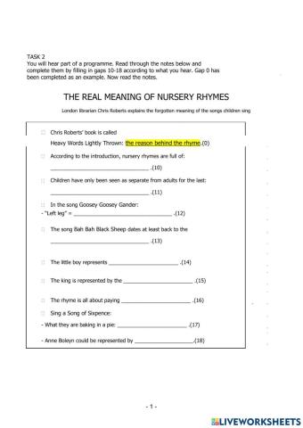 B2 LISTENING 2 topic 18