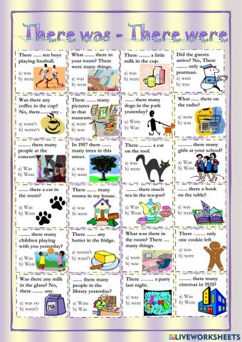 There was - There were