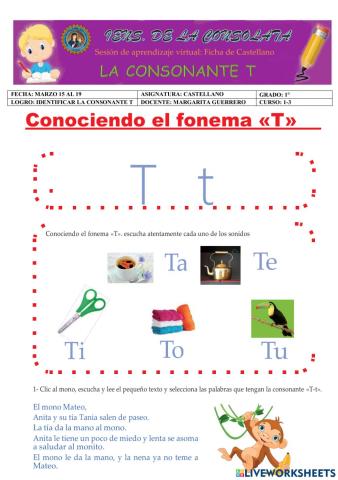 Fonema de la t