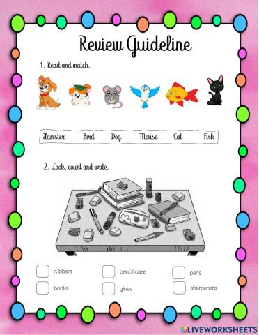 Review Guideline - 2nd grade