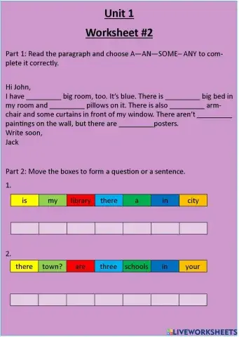 There is - There are