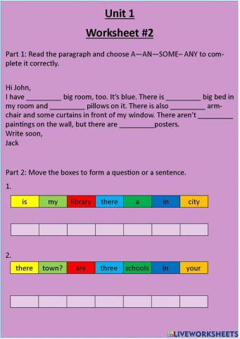 There is - There are