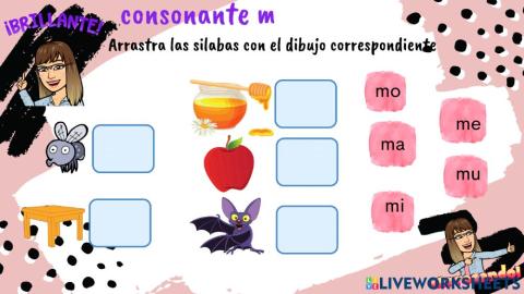 Consonantes m y l