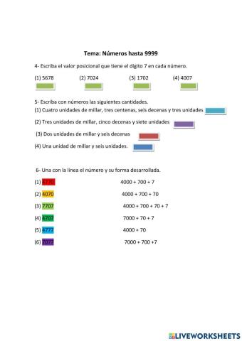 Numeros hasta 9999