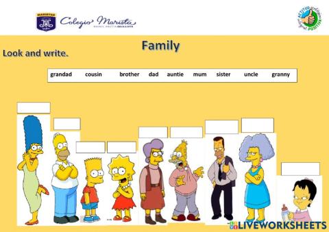 Family worksheet