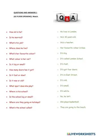 Questions and Answers. Flyers