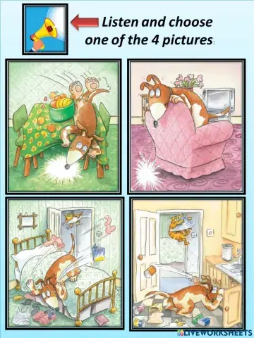 Listening exam prepositions