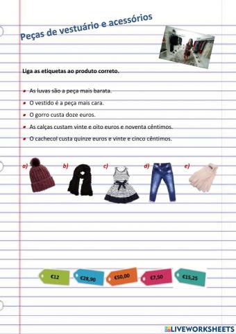 Vestuário e acessórios(2)