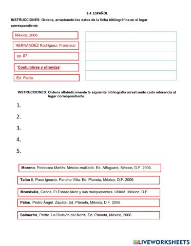 Ficha bibliográfica