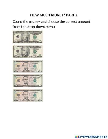 How Much Money? - Part 2