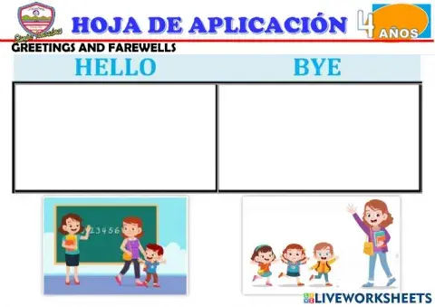 Greetings and farewells